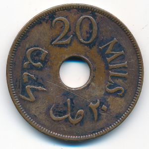 Палестина, 20 мил (1942 г.)
