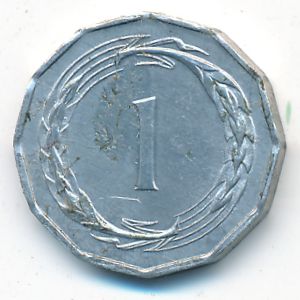 Кипр, 1 мил (1963 г.)