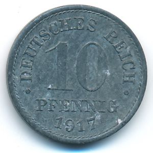 Германия, 10 пфеннигов (1917 г.)
