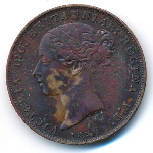 Джерси, 1/26 шиллинга (1858 г.)