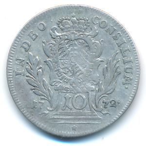 Бавария, 10 крейцеров (1772 г.)