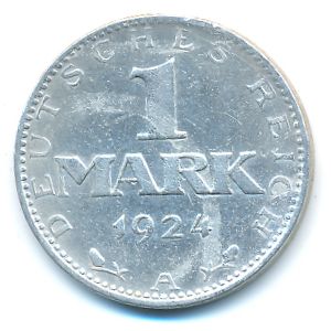 Веймарская республика, 1 марка (1924 г.)