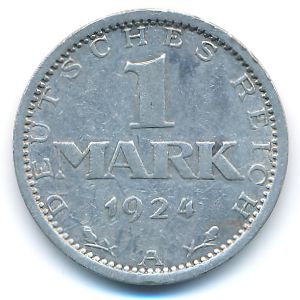 Веймарская республика, 1 марка (1924 г.)