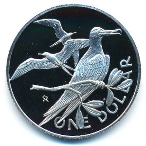 Виргинские острова, 1 доллар (1974 г.)