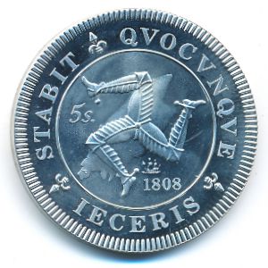 Великобритания., 5 шиллингов (1808 г.)