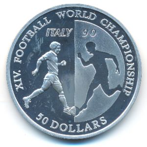 Ниуэ, 50 долларов (1990 г.)