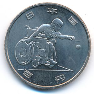 Япония, 100 иен (2018 г.)