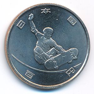 Япония, 100 иен (2019 г.)