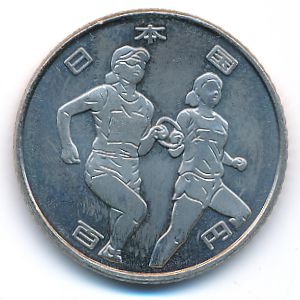 Япония, 100 иен (2019 г.)