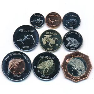 Остров Саба., Набор монет (2013 г.)