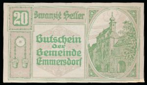 Нотгельды Австрии, 20 геллеров (1920 г.)