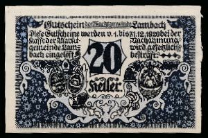 Нотгельды Австрии, 20 геллеров (1920 г.)