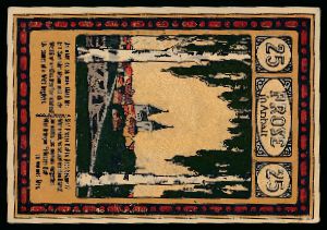 Нотгельды Германии, 25 пфеннигов (1921 г.)