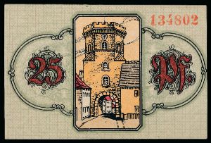 Нотгельды Германии, 25 пфеннигов (1918 г.)