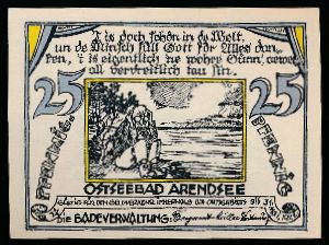 Нотгельды Германии, 25 пфеннигов (1922 г.)