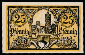 Нотгельды Германии, 25 пфеннигов (1921 г.)