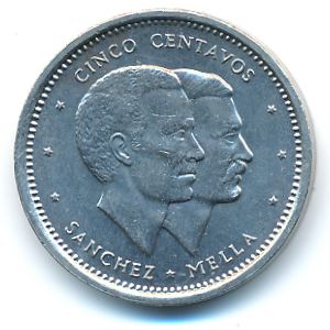 Доминиканская республика, 5 сентаво (1987 г.)