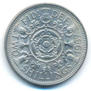 Великобритания, 2 шиллинга (1967 г.)