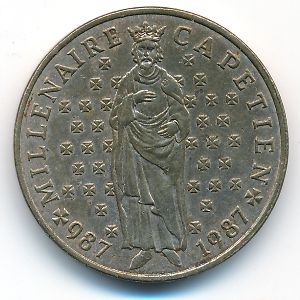 Франция, 10 франков (1987 г.)