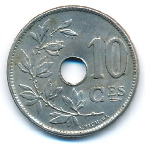 Бельгия, 10 сентим (1904 г.)