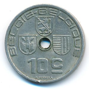Бельгия, 10 сентим (1939 г.)