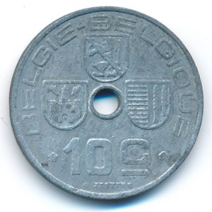 Бельгия, 10 сентим (1943 г.)