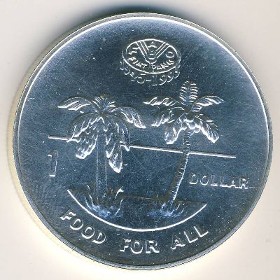 Соломоновы острова, 1 доллар (1995 г.)