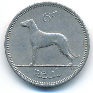 Ирландия, 6 пенсов (1964 г.)