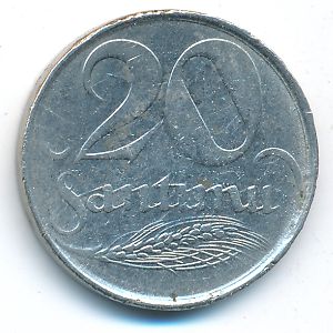 Латвия, 20 сантим (1922 г.)