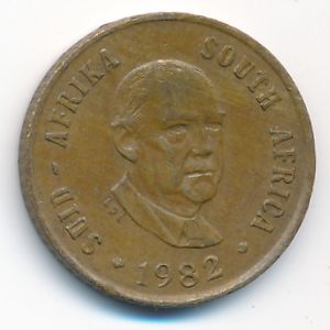 ЮАР, 1 цент (1982 г.)