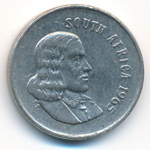 South Africa, 5 cents, 1965