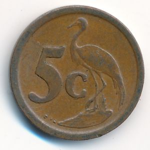 ЮАР, 5 центов (1991 г.)