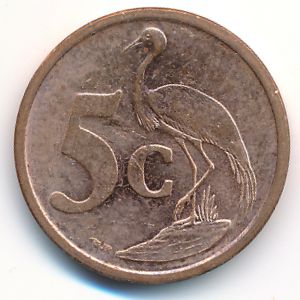 ЮАР, 5 центов (2007 г.)