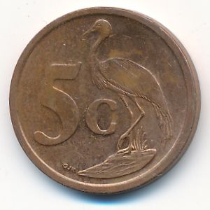 South Africa, 5 cents, 2009