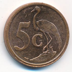ЮАР, 5 центов (2010 г.)