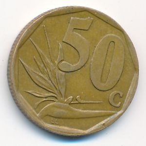 South Africa, 50 cents, 1996