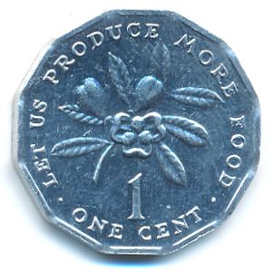 Ямайка, 1 цент (1990 г.)