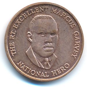 Ямайка, 25 центов (1995 г.)