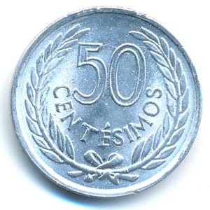 Uruguay, 50 centesimos, 1965