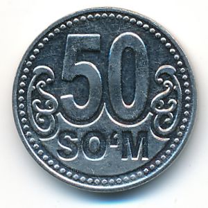 Uzbekistan, 50 som, 2018