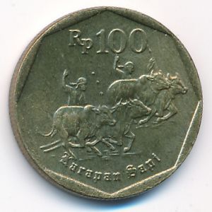 Indonesia, 100 rupiah, 1994