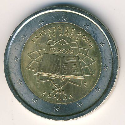 Испания, 2 евро (2007 г.)