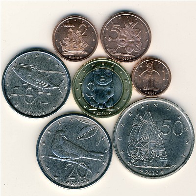 Cook Islands, Набор монет, 2010