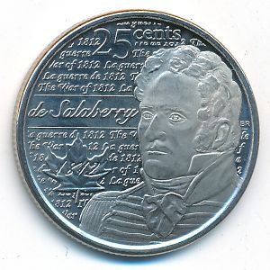 Канада, 25 центов (2013 г.)