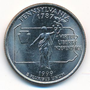 США, 1/4 доллара (1999 г.)