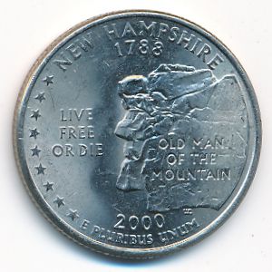 USA, Quarter dollar, 2000