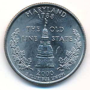 США, 1/4 доллара (2000 г.)