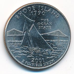 США, 1/4 доллара (2001 г.)