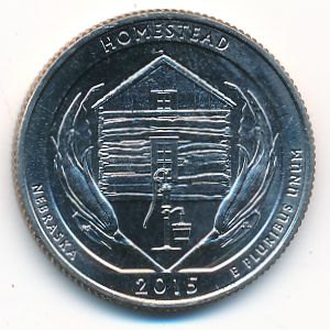 США, 1/4 доллара (2015 г.)