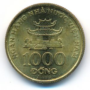 Vietnam, 1000 dong, 2003